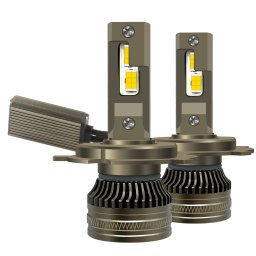 Set 2 becuri auto LED H4 110W reali 16.000Lumeni CanBus Plug-and-Play fara eroare + CADOU