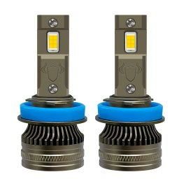 Set 2 becuri auto LED H11 110W reali 16.000Lumeni CanBus Plug-and-Play fara eroare + CADOU