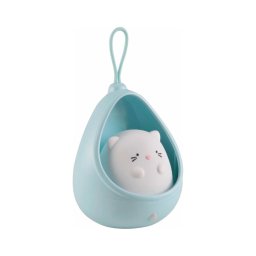 Corp de iluminat LED de orientare pentru cu senzor pentru copii KITTY LED/0,5W/5V USB albastru