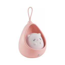 Corp de iluminat LED de orientare pentru cu senzor pentru copii KITTY LED/0,5W/5V USB roz