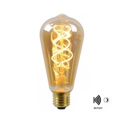 Bec LED cu senzor crepuscular Lucide 49034/04/62 FILAMENT E27/4W/230V 2200K