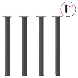 Picioare masuta de cafea 4 buc Antracit 72-74 cm Otel GartenMobel Dekor
