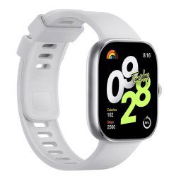Smartwatch Xiaomi Redmi Watch 4, Ecran AMOLED 60Hz 1.97", Bluetooth, GPS, Waterproof 5 ATM, Argintiu/Gri