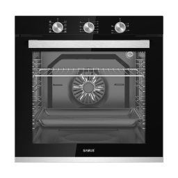 Cuptor Incorporabil Samus SC8180BGTV3D, 80 l, 8 Functii + Gatire 3D, 2500 W, Grill ellectric, Ventilator, Clasa energetica A, Timer, Negru/Inox