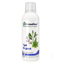 GENNADENT APA DE GURA CU SALVIE SI ARGILA,500ml