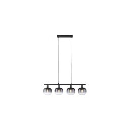 Lustră pe cablu JUST LIGHT. 15421-18 ZEA 4xE14/25W/230V negru