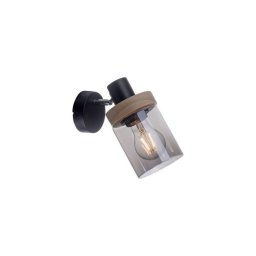 Spot de perete JUST LIGHT. 11311-18 PASQUAL 1xE27/40W/230V negru/ficus de cauciuc