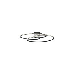 Plafonieră LED JUST LIGHT. 15321-18 LUMACA LED/33W/230V negru