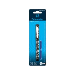 Stilou SCHNEIDER Inx Sportive + 2 rezerve cerneala/blister, negru