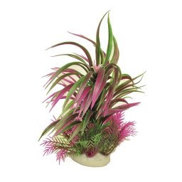 Planta Arficiala Pentru Acvariu, 23 cm, Mov Verde, 0F02