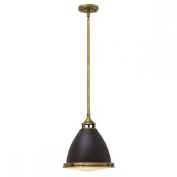 Pendul Amelia M, negru, bronz, 1xE27, D:32,4 cm, HK-AMELIA-P-M-RB