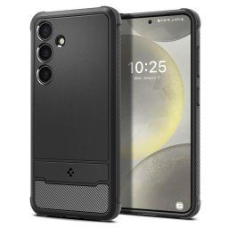 Husa SPIGEN Rugged Armor Matte - Husă telefon - compatibil cu Samsung Galaxy S24 FE - Anti-șoc - culoare Negru