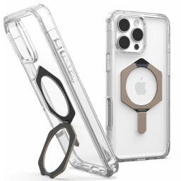 Husa UAG Plyo XTE MagSafe - Husă telefon - compatibil cu Apple iPhone 16 Pro - MagSafe - culoare Transparent, Titanium