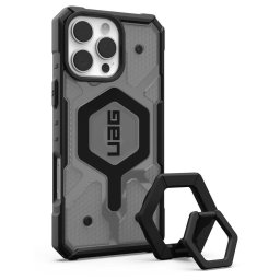 Husa Husa pentru iPhone 16 Pro Max - UAG Pathfinder Clear MagSafe - Ash / Black Stand