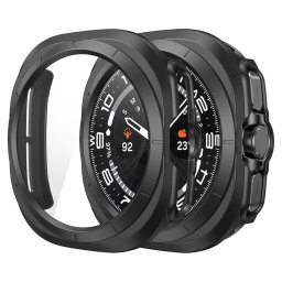 Husa pentru Samsung Galaxy Watch Ultra (47mm) + Folie - Techsuit Defense360 Pro - Black