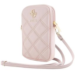 Borseta Borseta cu Fermoar pentru Telefon - Guess (GUWBZPSQSSGP) - Pink