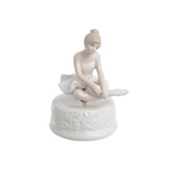 Figurina balerina ceramica+cutiuta muzicala pentru decoratiuni