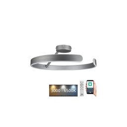 Lustră LED dimabilă aplicată LED/72W/230V 3000-6500K crom + telecomandă