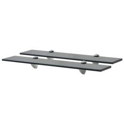 Rafturi suspendate, 2 buc., 60 x 10 cm, sticla, 8 mm GartenMobel Dekor