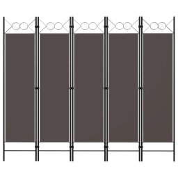 Paravan de camera cu 5 panouri, antracit, 200 x 180 cm GartenMobel Dekor