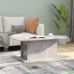 Masuta de cafea, gri beton, 102x55,5x40 cm, PAL GartenMobel Dekor
