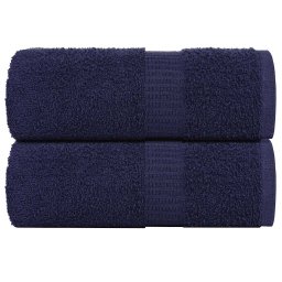 Prosoape de sapun 2 buc Albastru marin 360 g/m² 100% bumbac GartenMobel Dekor