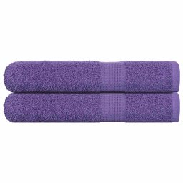 Prosoape pentru sauna 2 buc Violet 360 g/m² 100% bumbac GartenMobel Dekor