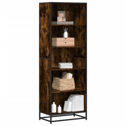 Biblioteca, stejar fumuriu, 60x35x170,5 cm, lemn prelucrat GartenMobel Dekor