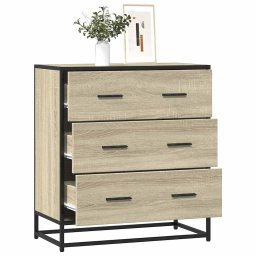 Dulap, stejar sonoma, 68x35x76 cm, lemn prelucrat si metal GartenMobel Dekor