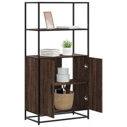 Dulapuru Stejar maro 68x35x139 cm lemn si metal prelucrat GartenMobel Dekor