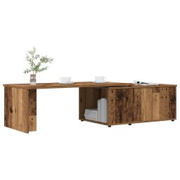 Masuta de cafea, lemn vechi, 150 x 50 x 35 cm, PAL GartenMobel Dekor