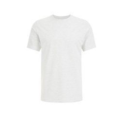WE Fashion Tricou alb amestacat