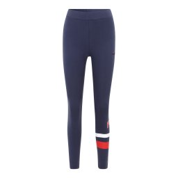 FILA Pantaloni albastru / roșu / alb