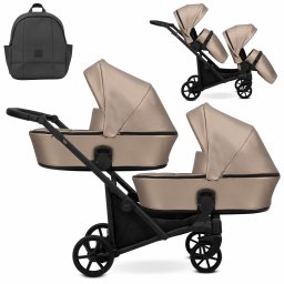 Carucior 2in1 pentru gemeni Kunert Brav Duo