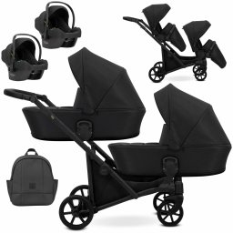 Carucior 3in1 pentru gemeni Kunert Brav Duo