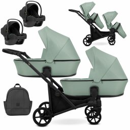 Carucior 3in1 pentru gemeni Kunert Brav Duo