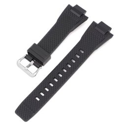 Curea tip Casio silicon pentru G-Shock GST-B400 cataramă argintie