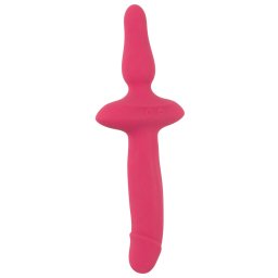 Coup!es Choice 2in1 Vibrator + Butt Plug Pink