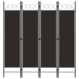 Paravan de camera cu 4 panouri, maro, 160 x 180 cm GartenMobel Dekor