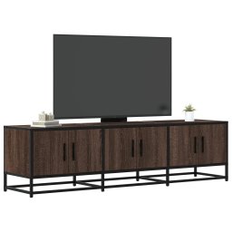 Dulap TV, stejar maro, 150x35x41 cm, lemn prelucrat si metal GartenMobel Dekor