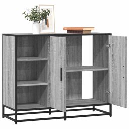 Dulap, gri sonoma, 92x35x76 cm, lemn prelucrat GartenMobel Dekor