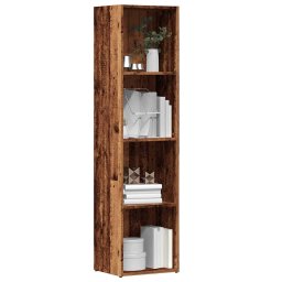 Dulap cu carti din lemn vechi 36x30x114 cm din lemn prelucrat GartenMobel Dekor