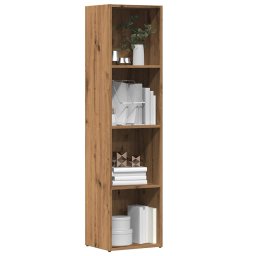 Biblioteca, stejar artizanal, 36x30x114 cm, lemn prelucrat GartenMobel Dekor