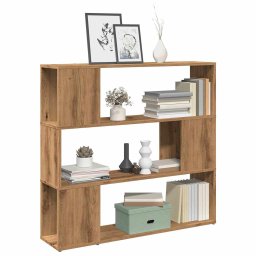Biblioteca/Separator de camera, stejar artizanal, 100x24x94 cm GartenMobel Dekor