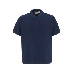 Levi's® Big & Tall Tricou 'Housemark Polo (Big & Tall)' bleumarin / roșu pepene / alb
