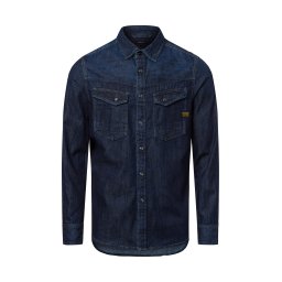 G-STAR Cămașă albastru denim