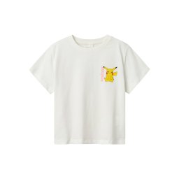 NAME IT Tricou 'Dyppi Pokemon' azuriu / galben / roz / alb