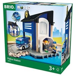 BRIO Polizeistation mit Einsatzfahrzeug - 33813