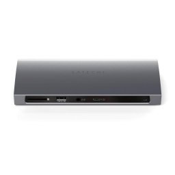 Dock Thunderbolt 4 din aluminiu 15W Ethernet 10 Gbps SDcard Gri spatial