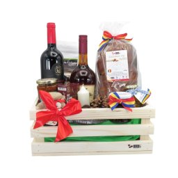 Cos cadou Craciun - Ladita cu bunatati - Premium, 11 produse - ILIF411070